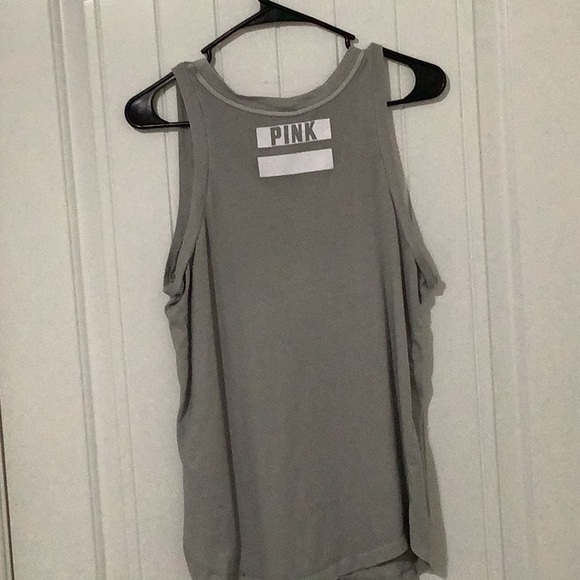 Victoria Secret Pink Tanktop Gray Medium - Picture 3 of 3